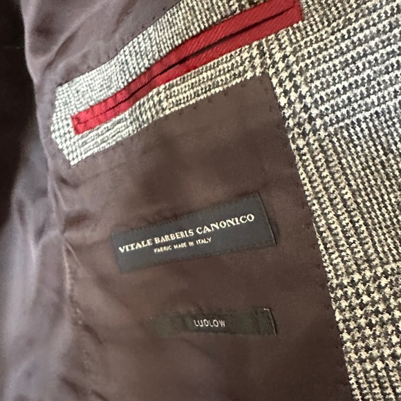 J Crew Grey Vitale Barberis Canonico Wool Women's Ludlow Blazer. NWOT - Picture 8 of 8